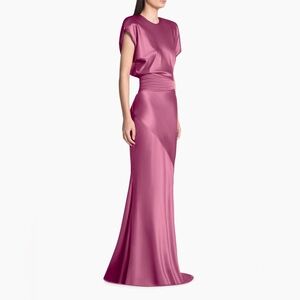 $550 NWT Zhivago Women's Pink Signature Bond Gown Dress Size 6